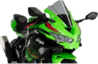 Zdjęcie produktu dla PUIG z-racing smoked clear screen ABE zatwierdzony dla Kawasaki