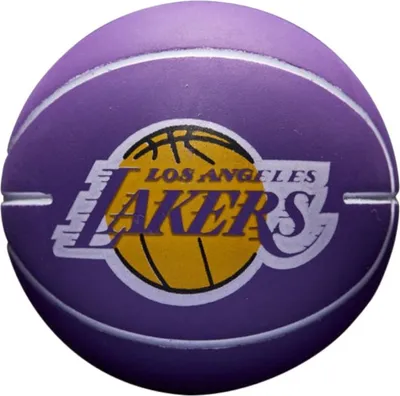 Produktbild von Wilson Nba Dribbler Los Angeles Lakers Mini Basketballball Lila  Lila One Size