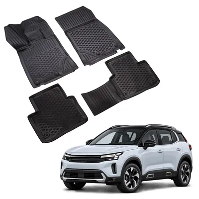 Produktbild von J&J AUTOMOTIVE 3D Automatten Gummi Matten Gummifußmatten TPE Passend Für Citroen C5 Aircross 2 Ab 2025 Mild Hybrid 4tlg