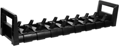 Zdjęcie produktu dla Półka do suszenia naczyń - Szafka na naczynia - Organizacja kuchni - Stal nierdzewna - 40 x 9 x 8 cm - Czarna