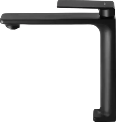 Produktbild von BADLAND Waschtischarmatur Wasserhahn Hoch TRINO Mischbatterie für Badezimmer in Schwarz