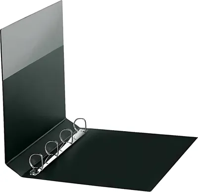 Produktbild von Ringbuch, A4, PVC-Folie, 4-D-Ring 25mm, schwarz