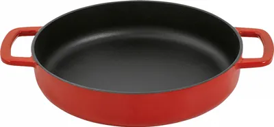 Produktbild von Combekk 192124RD, Rund, Allzweckpfanne, Rot, Emaille, 260 °C, Eisenguss