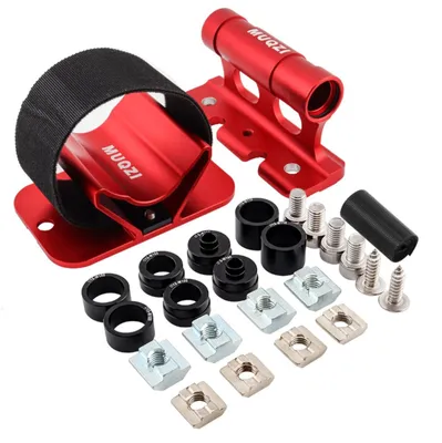 Image de Support pour fourche de vélo - Alliage d'aluminium - Rouge/Noir