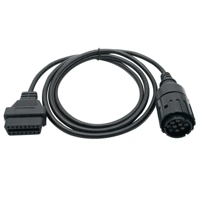 Produktbild von D28C 1,5m KFZ Diagnose Kabel Adapter Verlängerung OBD2 auf 10pin Stecker passend für BMW Motorrad