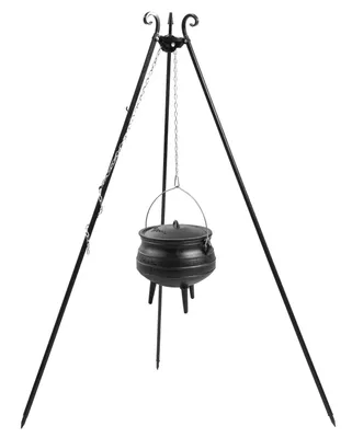 Produktbild von CookKing Dreibein 180 cm mit Afrikanischer Gusseisenkessel 9 l