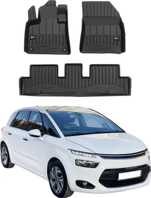 Image de Tapis de Sol pour Citroen C4 Picasso 2013-2019 Caoutchouc TPE Noir