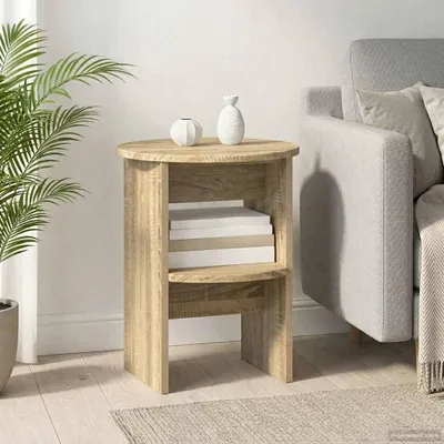 Produktbild von Seitenschrank Sonoma-Eiche Ø40 x 50 cm Holzwerkstoff - Kommoden DE2364