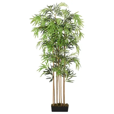 Zdjęcie produktu dla vidaXL Sztuczne drzewko bambusowe 1095 liści 150 cm Zielony