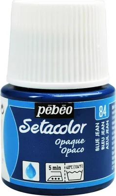 Produktbild von Textilfarbe Setacolor opak - Jeansblau - 45 ml