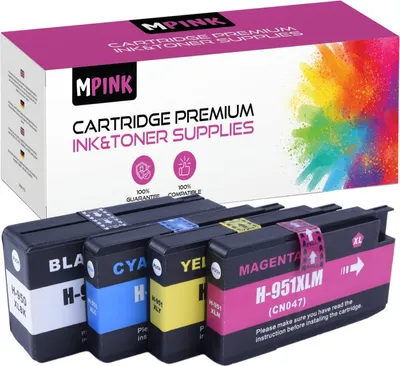 Produktbild von 4x Druckerpatronen für HP CN045AE CN046AE CN047AE CN048AE CMYK OfficeJet Pro 8100 8600 251dw 276dw