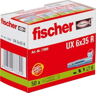 Produktbild von Universaldübel UX 6x35 R (hellgrau, 50 Stück)