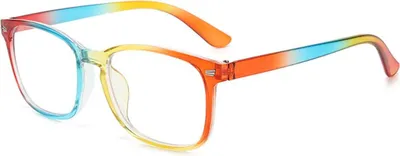 Produktbild von Blaulichtfilter-Brille šC Anti-UV-Computer- und Gaming-Brille, Blaulichtblocker fuer Damen und Herren, Orange
