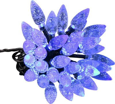 Image de Guirlande Pomme de Pin 60 LED Bleu 5 m 8 Fonctions