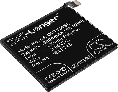 Produktbild von TECHTEK Akku Kompatibel mit [OnePlus] 7T Pro, 7T Pro 5G, HD1910 HD1911 HD1913, HD1925 Ersetzt BLP745