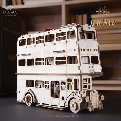Productafbeelding van Houten modelbouwsset van een vliegende auto – Harry Potter licentie