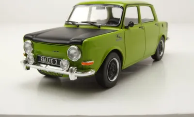 Obrázok produktu pre Simca 1000 Rallye 2 (1970) Zeleno-čierna Whitebox 1:24