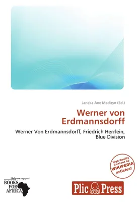 Produktbild von Werner von Erdmannsdorff