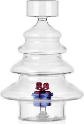 Produktbild von Weihnachtsgeschichten Blaues Geschenk Teelicht