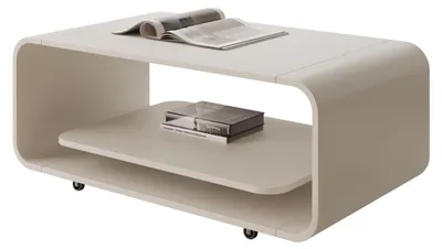Produktbild von MIRJAN24 Couchtisch Elio, Wohnzimmer Kaffeetisch (Farbe: Cashmere)