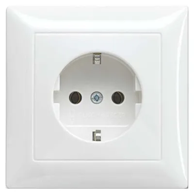 Zdjęcie produktu dla Busch-Jaeger 2011-0-6243, CEE 7/3, Biały, 250 V, 16 A