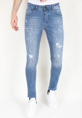 Produktbild von Slim Jeans Stonewash Mit Löchern - 31