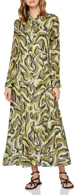 Productafbeelding van Daniel Hechter dames blousejurk, bruin (hazelnoot 440), maat 38