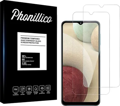 Immagine prodotto di Vetro temperato per Samsung A12 [2 pezzi] Pellicola protettiva antigraffio resistente Phonillico®