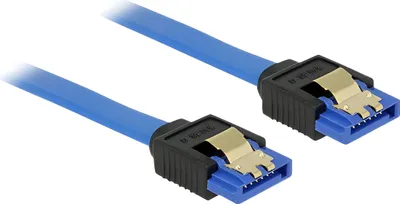 Immagine prodotto di DELOCK Cavo SATA SATA III -> SATA Bu/Bu 0,70 m blau