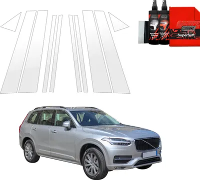 Zdjęcie produktu dla folia ochronna 10 w 1 na słupek A-B-C - Volvo XC90 (2014-2024) Grizz Protector