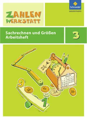 Obrázek produktu pro Zahlenwerkstatt 3. Arbeitsheft. Sachrechnen und Größen