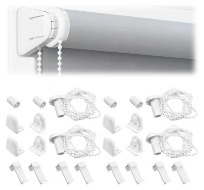 Rollladenhalter 17 mm, Klemmhalter ohne Bohren, 2 Stück
