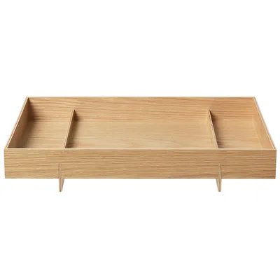 Immagine prodotto di Vassoio Blomus Abento Large, vassoio da portata, vassoio portaoggetti, legno duro, legno, 50 x 30 cm, 64191