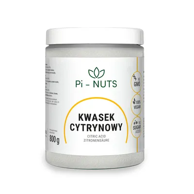 Produktbild von Zitronensäure 800 g - natürliche Zitronensäure in Pulverform, universell für Backen, Konservieren, Getränke und Desserts im Haushalt und Gastronomie