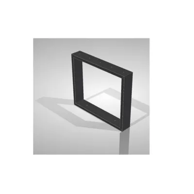 Produktbild von Bankbeine Bankgestell Gartenbank Parkbank Bankfüße Stahl Schwarz INDIANA Schwarz 2 Stück 9455