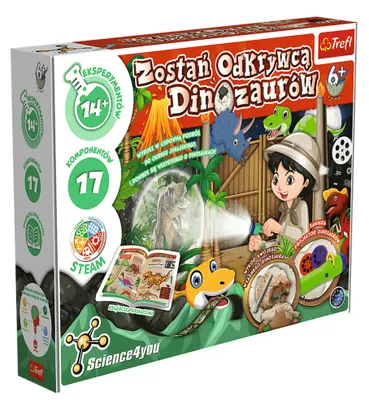 Obrázok produktu pre TREFL Science 4 You Zostań Odkrywcą Dinozaurów Zestaw Edukacyjny