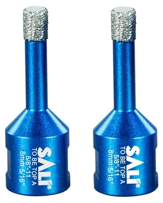 Produktbild von Set mit 2 Diamantbohrköpfen für Fliesen und Naturstein