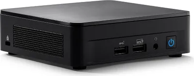 Produktbild von Intel Next Unit of Computing 12 Pro Kit - NUC12WSKI7 - Barebone - Slim Chassis - 1 x Core i7 1260P - RAM 0 GB - Intel Iris Xe Grafikkarte - 1GbE, 2.5GbE, Bluetooth 5.3, Wi-Fi 6 - WLAN: 802.11a/b/g/n/ac/ax, Bluetooth 5.3