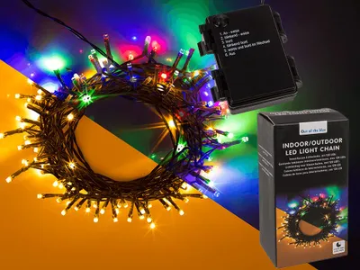 Immagine prodotto di Catena luminosa a LED blu 120 LED alimentata a batteria