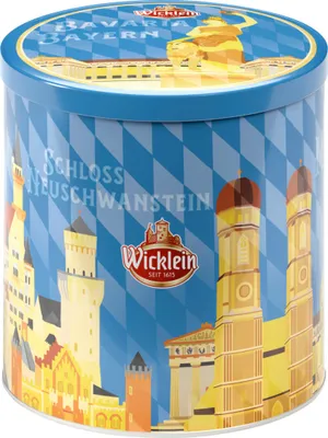 Obrázek produktu pro Wicklein Bayern plechovka norimberských perníků s ořechy 250g