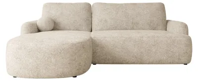 Produktbild von MIRJAN24 Ecksofa Loridu, Wohnzimmmer L-Form mit Schlaffunktion und Bettkasten (Farbe: Fredo 15, Seite: Links)
