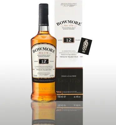 Produktbild von Bowmore 12 Jahre Islay Single Malt Scotch Whisky 0,7L (40% vol.) - [Enthält Sulfite]