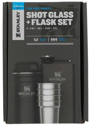 Produktbild von Stanley 10-01883-035, Set, 0,32 l, Edelstahl, Schwarz, 6 Stück(e), 18/8