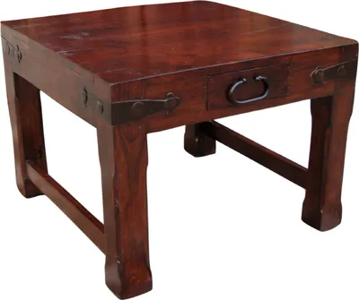 Produktbild von Kolonialstil-Kaffeetisch R241 - 60*60*45 cm, Braun, Holz, Kaffeetische & Bodentische