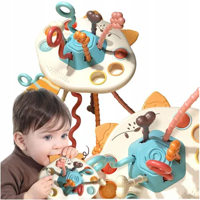 Produktbild von Magical Sensorik-Oktopus Schnüren-Spielzeug für Babys