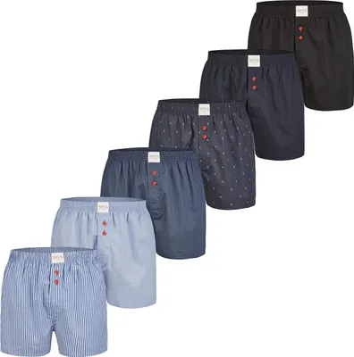 Produktbild von Phil & Co. Berlin Herren Boxer 6-Pack Classics - Set 15 - Größe XL