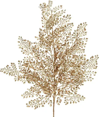 Produktbild von Dekozweig Glitter gold 4 x 30 x 68 cm ( H x B x T)