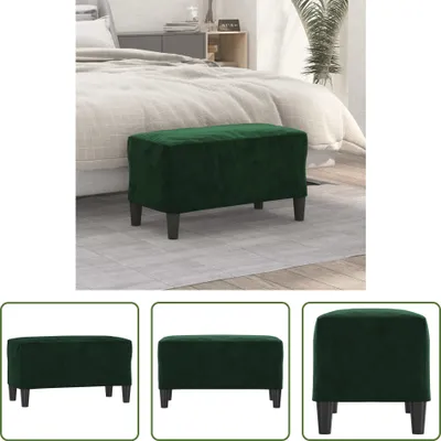Produktbild von The Living Store Sitzbank Dunkelgrün 70x35x41 cm Samt