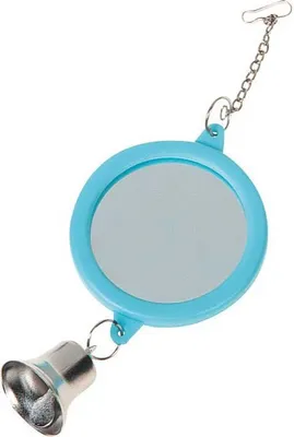 Produktbild von Karlie Vogelspielzeug Spiegel mit Glocke Kunststoff 6 cm farbl.sortiert