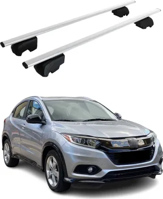 Produktbild von Dachträger Gepäckträger für Honda HR-V 2015-2021 Grundträger ABE Silber 2x